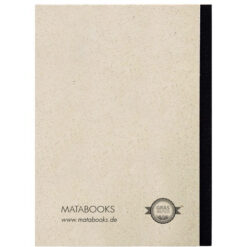 Dahara Graspapier Notizbuch von Matabooks Rückseite