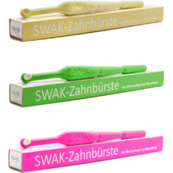 Alle Farben der Swak Zahnbürste Version 3.4 mit auswechselbarem Miswak Köpfchen für die Zahnreinigung