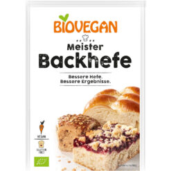Meister Backhefe bio und glutenfrei von Biovegan