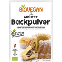 Meister Backpulver glutenfrei Biovegan Beutel 3x17g