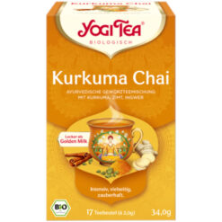 Yogi Tea Kurkuma Chai Ayurvedische Gewürzteemischung, 17 Beutel