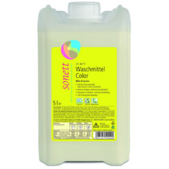 Flüssigwaschmittel Color Mint & Lemon von Sonett im Bidon, 5 Liter