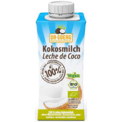 Kokosmilch Bio 100% rein im TetraPak von Dr. Goerg