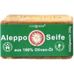 Finigrana Aleppo Seife 100% Olivenöl 200g