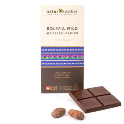 Schokolade 49% wilder Cacao Cashew Naturkostbar 50g