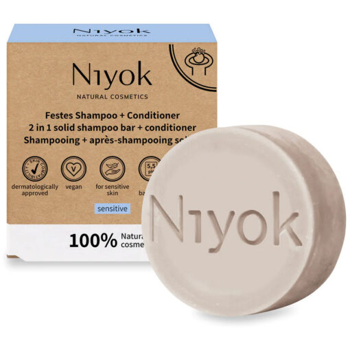 2in1 Festes Shampoo & Conditioner Sensitiv von Niyok