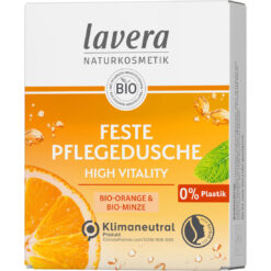 Feste Dusche Vitality Orange & Minze Lavera 50g