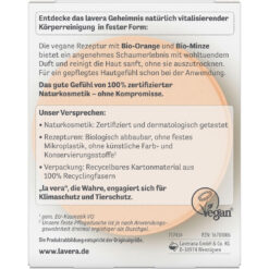 Feste Dusche Vitality Orange & Minze Lavera 50g